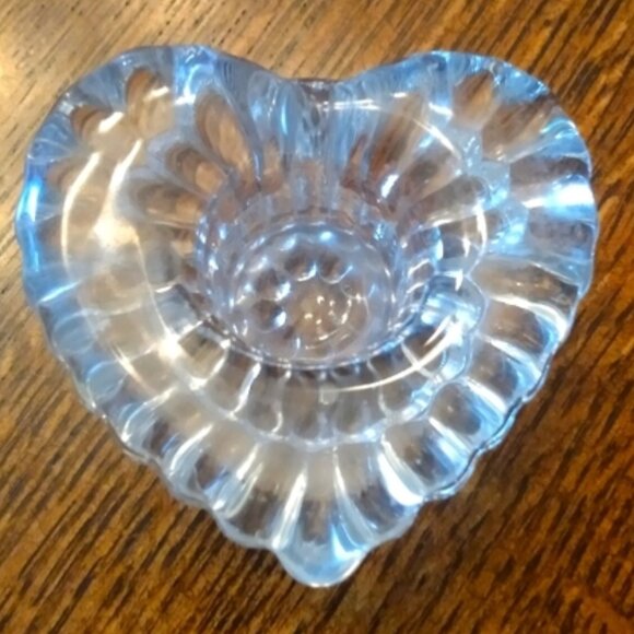 Glass Bundle of Hearts: Vase, Candy Dish, Candle Holder & The Portable Romantic! - Picture 8 of 12